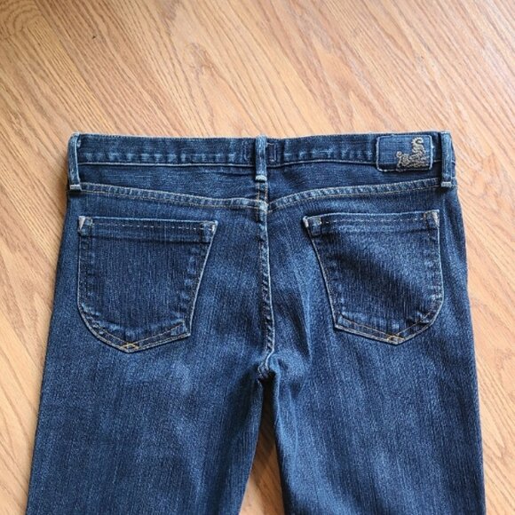 NEW VINTAGE Y2K GOLDSIGN ENVY JEANS ULTRA LOW RISE STRAIGHT LEG STRETCH DENIM 29 - Picture 5 of 8